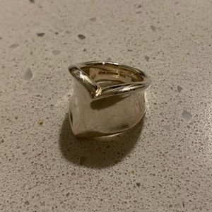 Robert Lee Morris Sterling Silver Heart Ring
